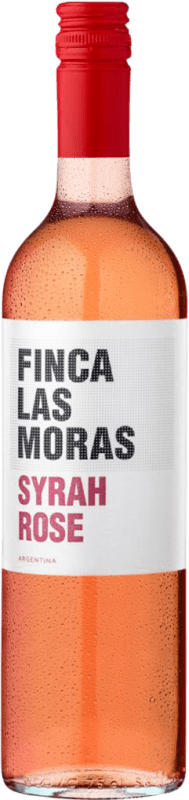 8,95 € Envío gratis | Vino rosado Finca Las Moras Rosé I.G. San Juan Argentina Syrah Botella 75 cl