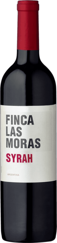 8,95 € Free Shipping | Red wine Finca Las Moras I.G. San Juan Argentina Syrah Bottle 75 cl