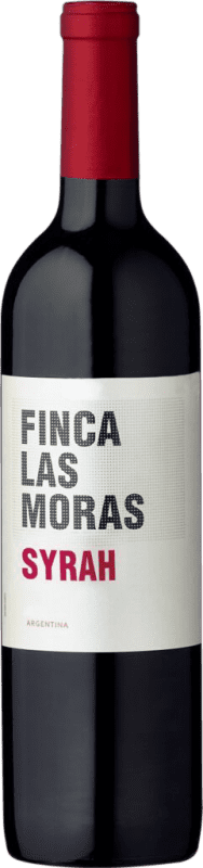 7,95 € Envío gratis | Vino tinto Finca Las Moras I.G. San Juan Argentina Syrah Botella 75 cl