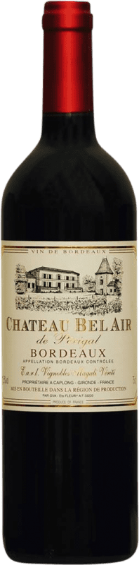 12,95 € Envío gratis | Vino Tinto Fleury Wines. Perigal A.O.C. Bordeaux Burdeos Francia Merlot, Cabernet Sauvignon, Cabernet Franc Botella 75 cl