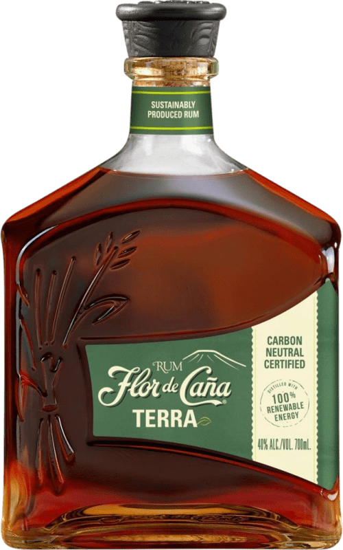 47,95 € 送料無料 | ラム Flor de Caña Terra Gepa Rum ニカラグア 15 年 ボトル 70 cl