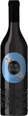 19,95 € Free Shipping | White wine Flor de Chasna Sensacion Blanco Semi-Dry Semi-Sweet Canary Islands Spain Listán White Bottle 75 cl