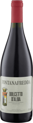 9,95 € Spedizione Gratuita | Vino rosso Fontanafredda D.O.C.G. Dolcetto d'Alba Italia Dolcetto Bottiglia 75 cl