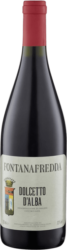 13,95 € 免费送货 | 红酒 Fontanafredda D.O.C.G. Dolcetto d'Alba 意大利 Dolcetto 瓶子 75 cl