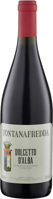 14,95 € Бесплатная доставка | Красное вино Fontanafredda D.O.C.G. Dolcetto d'Alba Италия Dolcetto — Дольчетто Бутылка 75 cl