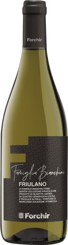 10,95 € Spedizione Gratuita | Vino bianco Forchir Famiglia Bianchini Friuli-Venezia Giulia Italia Friulano Bottiglia 75 cl