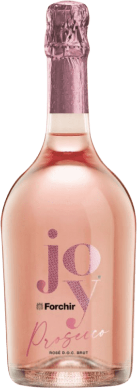 13,95 € Spedizione Gratuita | Spumante rosato Forchir Joy Spumante Brut D.O.C. Prosecco Friuli-Venezia Giulia Italia Bottiglia 75 cl