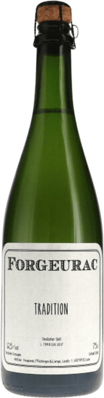 32,95 € Kostenloser Versand | Weißer Sekt Forgeurac Tradition Sekt I.G. Baden Baden Deutschland Chardonnay, Weißburgunder Flasche 75 cl