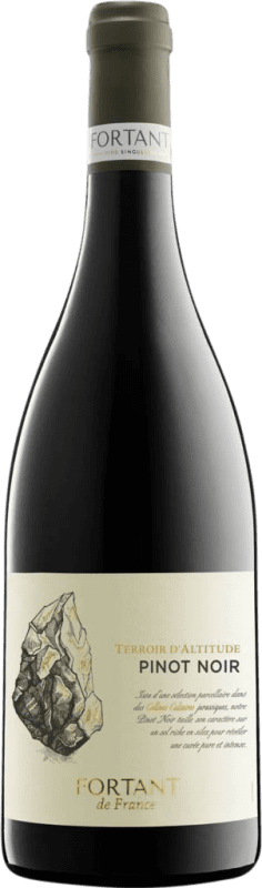 11,95 € 免费送货 | 红酒 Fortant de France Terroir d'Altitude I.G.P. Vin de Pays d'Oc 朗格多克 - 鲁西荣 法国 Pinot Black 瓶子 75 cl