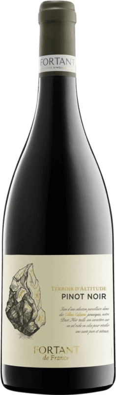 11,95 € Envio grátis | Vinho Tinto Fortant de France Terroir d'Altitude I.G.P. Vin de Pays d'Oc Languedoque-Rossilhão França Pinot Noir 75 cl