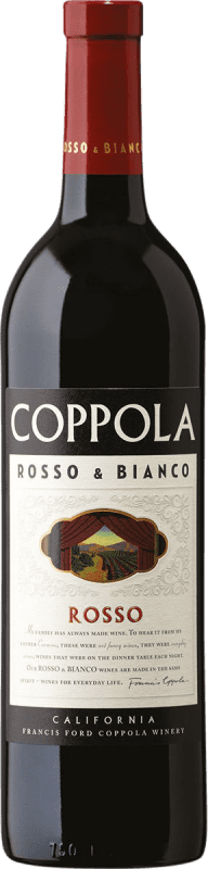 11,95 € 送料無料 | 赤ワイン Francis Ford Coppola Rosso & Bianco I.G. California カリフォルニア州 アメリカ Cabernet Sauvignon, Nebbiolo, Petite Syrah, Zinfandel ボトル 75 cl