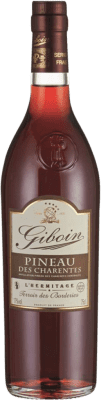 25,95 € Spedizione Gratuita | Vino rosso Francois Giboin L'Hermitage Pineau Rouge A.O.C. Pineau des Charentes Francia Merlot Bottiglia 75 cl