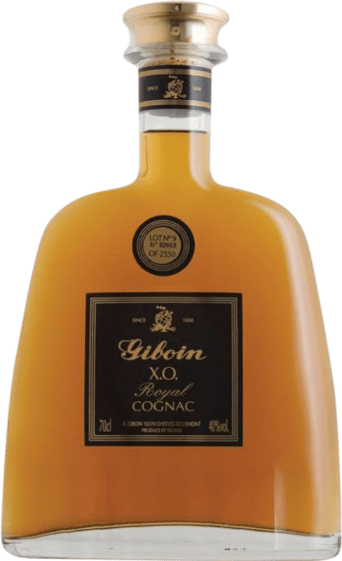 83,95 € Envoi gratuit | Cognac Francois Giboin L'Hermitage Royal Borderies XO Extra Old — Très Vieux A.O.C. Cognac France Ugni Bouteille 70 cl
