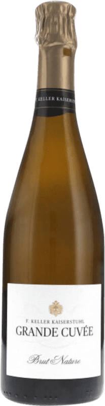 39,95 € Kostenloser Versand | Weißer Sekt Franz Keller Brut — Herb Grande Cuvée I.G. Baden Baden Deutschland Chardonnay Flasche 75 cl
