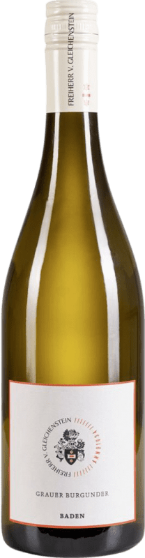 18,95 € Envio grátis | Vinho branco Freiherr von Gleichenstein Hofgarten Kabinett mit Prädikat Seco I.G. Baden Baden Alemanha Pinot Cinza Garrafa 75 cl