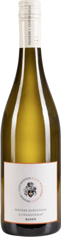 18,95 € Envio grátis | Vinho branco Freiherr von Gleichenstein Hofgarten Weissburgunder Chardonnay Seco I.G. Baden Baden Alemanha Chardonnay Garrafa 75 cl