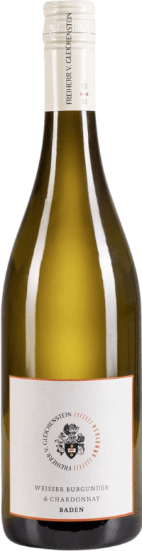 15,95 € Free Shipping | White Wine Freiherr von Gleichenstein Hofgarten Weissburgunder Chardonnay Trocken — Dry I.G. Baden Baden Germany Chardonnay Bottle 75 cl