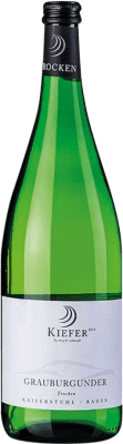 14,95 € Free Shipping | White Wine Friedrich Kiefer Trocken — Dry I.G. Baden Baden Germany Pinot Gris 1 L