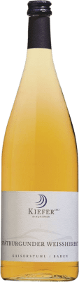 17,95 € Envio grátis | Vinho rosé Friedrich Kiefer Ihringer Vulkanfelsen Weissherbst Seco I.G. Baden Baden Alemanha Pinot Preto Garrafa 1 L