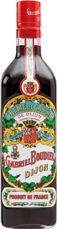 27,95 € Envío gratis | Cassis Gabriel Boudier Dijon Crème — Crema Francia Botella Medium 50 cl