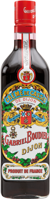 24,95 € Envío gratis | Crema de Licor Gabriel Boudier Crème de Cassis de Dijon Francia Botella Medium 50 cl