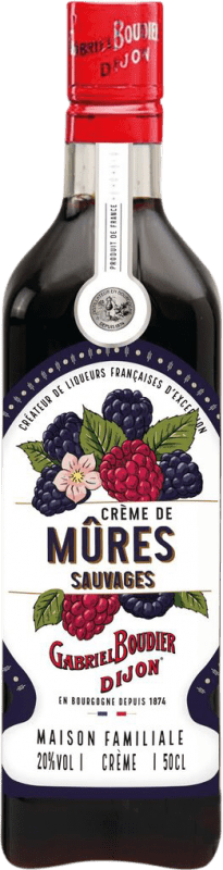 29,95 € Kostenloser Versand | Sahnelikör Gabriel Boudier Frankreich Medium-Flasche 50 cl Mûre — Brombeere