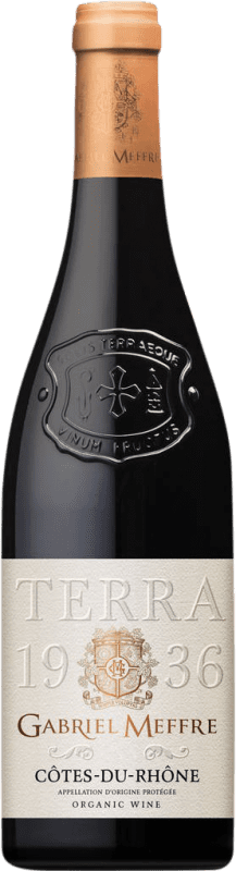 21,95 € Kostenloser Versand | Rotwein Gabriel Meffre A.O.C. Côtes du Rhône Rhône Frankreich Garnacha — Grenache, Nebbiolo, Mourvèdre Eco — Biologisch 75 cl