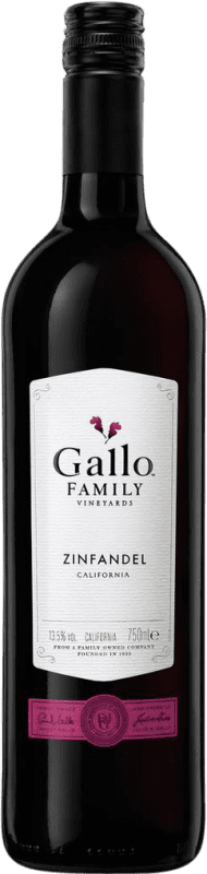 6,95 € Envío gratis | Vino tinto Gallo D.O. Valle de Limarí Valle del Limarí Chile Zinfandel Botella 75 cl