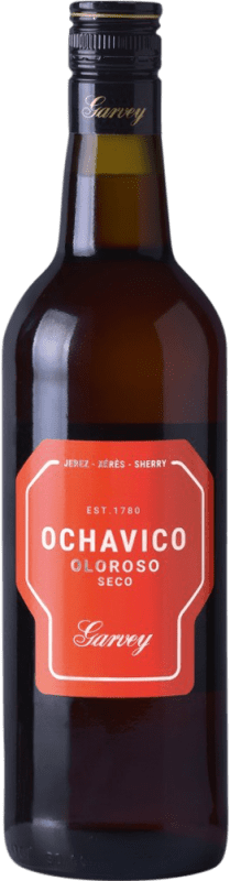 18,95 € Kostenloser Versand | Verstärkter Wein Garvey Oloroso Ochavico D.O. Jerez-Xérès-Sherry Andalusien Spanien Palomino Fino Flasche 75 cl