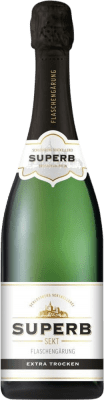 8,95 € 免费送货 | 白起泡酒 Geldermann Superb Sekt 额外的干燥 德国 瓶子 75 cl