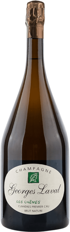 885,95 € Envío gratis | Espumoso blanco Georges Laval Les Chênes Cumières Premier Cru Brut Nature A.O.C. Champagne Champagne Francia Chardonnay Botella Magnum 1,5 L