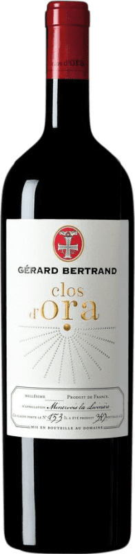 1 557,95 € Kostenloser Versand | Rotwein Gérard Bertrand Clos d'Ora A.O.C. Minervois Frankreich Syrah, Garnacha — Grenache, Cariñena — Carignan, Mourvèdre Doppelmagnum Jeroboam-Flasche 3 L