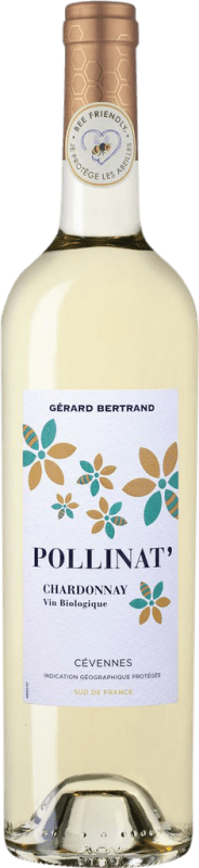 18,95 € Бесплатная доставка | Белое вино Gérard Bertrand Pollinat Франция Chardonnay — Шардоне Бутылка 75 cl