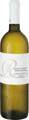 16,95 € Spedizione Gratuita | Vino bianco Giacosa Fratelli D.O.C.G. Roero Piemonte Italia Arneis Bottiglia 75 cl