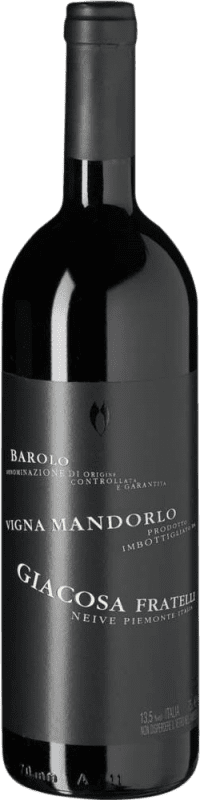 59,95 € Envio grátis | Vinho tinto Giacosa Fratelli Vigna Mandorlo D.O.C.G. Barolo Piemonte Itália Nebbiolo Garrafa 75 cl