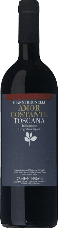 94,95 € Kostenloser Versand | Rotwein Gianni Brunelli Amor Constante I.G.T. Toscana Toskana Italien Flasche 75 cl
