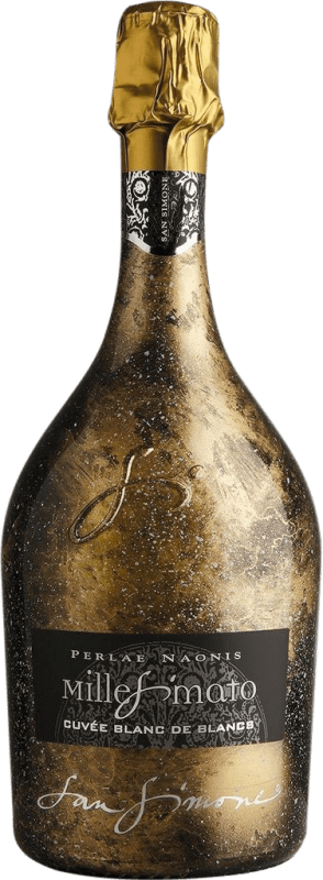 17,95 € Бесплатная доставка | Белое игристое Gino Brisotto Millesimato Cuvée Blanc de Blancs Galaxy брют Фриули-Венеция-Джулия Италия Chardonnay, Glera бутылка 75 cl