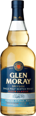 36,95 € Envio grátis | Whisky Single Malt Glen Moray Peated — Afumado Reino Unido 70 cl