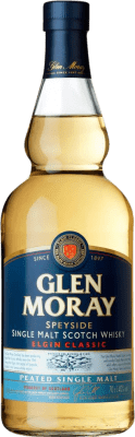 31,95 € Envio grátis | Whisky Single Malt Glen Moray Peated Reino Unido Garrafa 70 cl