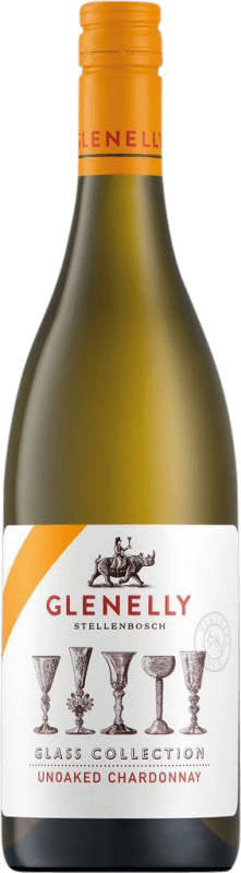 16,95 € Free Shipping | White wine Glenelly Glass Collection Unoaked I.G. Stellenbosch Stellenbosch South Africa Chardonnay Bottle 75 cl