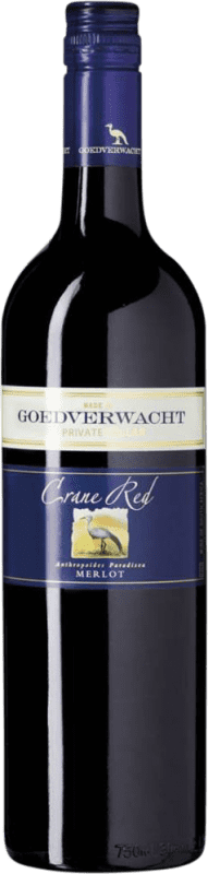 13,95 € Free Shipping | Red wine Goedverwacht Crane Red I.G. Robertson Robertson Valley South Africa Merlot Bottle 75 cl