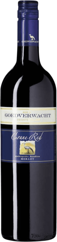 11,95 € Envío gratis | Vino tinto Goedverwacht Crane Red I.G. Robertson Robertson Valley Sudáfrica Merlot Botella 75 cl