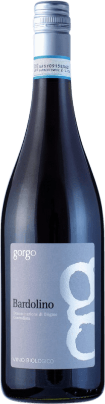 9,95 € Бесплатная доставка | Красное вино Gorgo D.O.C. Bardolino Venecia Италия Nebbiolo — Неббиоло, Corvina — Корвина, Molinara — Молинара Бутылка 75 cl