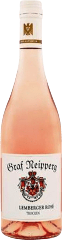 13,95 € Бесплатная доставка | Розовое вино Graf Neipperg Trocken — Сухое Rosé — Розе I.G. Baden Baden-Württemberg Германия Lemberger — Лембергер 75 cl