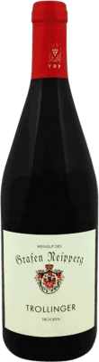 12,95 € 免费送货 | 红酒 Graf Neipperg Rotwein 半干半甜 I.G. Baden Baden-Württemberg 德国 Schiava 瓶子 75 cl