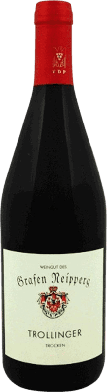 12,95 € Free Shipping | Red wine Graf Neipperg Rotwein Semi-Dry Semi-Sweet I.G. Baden Baden-Württemberg Germany Schiava Bottle 75 cl