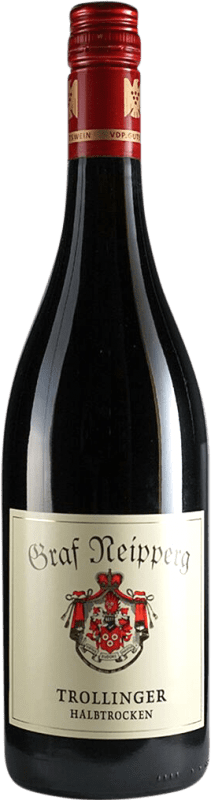 14,95 € Бесплатная доставка | Красное вино Graf Neipperg Halbtrocken — Полусухое I.G. Baden Baden-Württemberg Германия Schiava — Скиава 75 cl