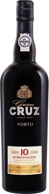 25,95 € Kostenloser Versand | Verstärkter Wein Gran Cruz I.G. Douro Douro Portugal 10 Jahre Flasche 75 cl