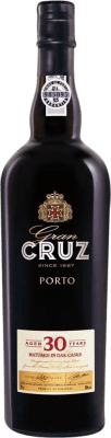 101,95 € 免费送货 | 强化酒 Gran Cruz I.G. Porto 波尔图 葡萄牙 30 岁 瓶子 75 cl