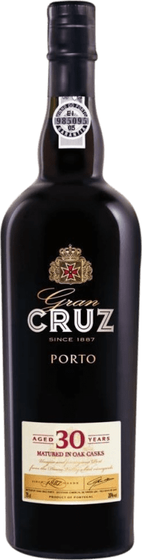 112,95 € Бесплатная доставка | Крепленое вино Gran Cruz I.G. Porto порто Португалия 30 Лет бутылка 75 cl